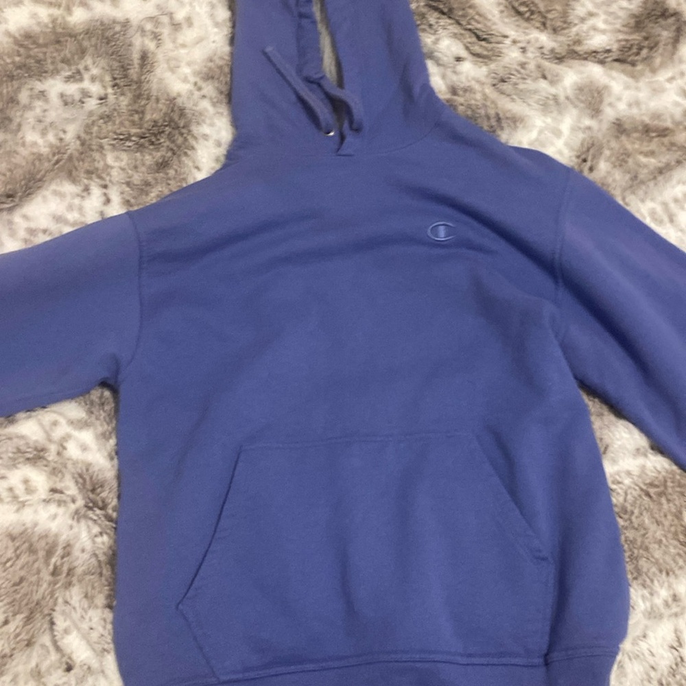Blue champion hoodie